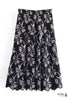 Boho Skirts in Mariana in Lace White, Purple and Black For Women